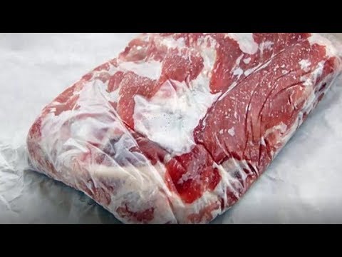 Cách chế biến thịt đông lạnh